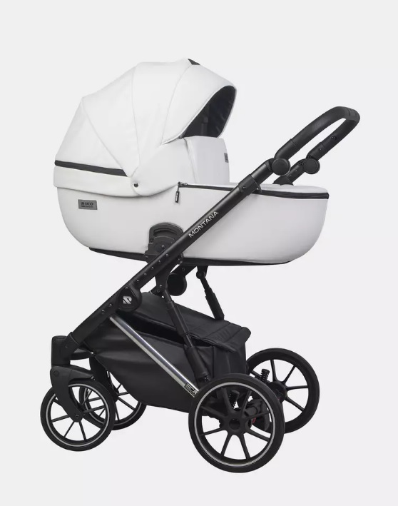 Детская коляска Riko Basic Montana Premium Silver 2 в 1 — фото 1