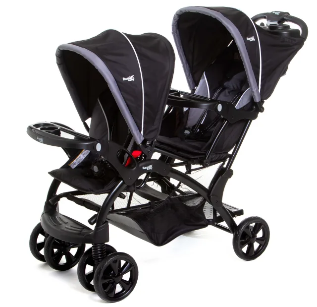 Детская прогулочная коляска для двойни Ramili Baby Twin ST — фото 1