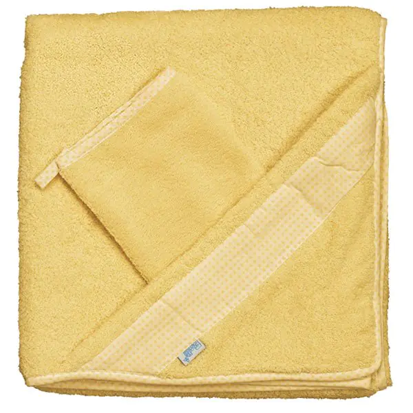 Комплект для купания Feretti Babyhood Frotte Полотенце с варежкой, фиолетовый — главный ракурс