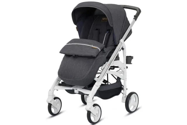 Детская коляска Inglesina Trilogy System 3 в 1 на шасси Trilogy White с цельной ручкой — фото 3