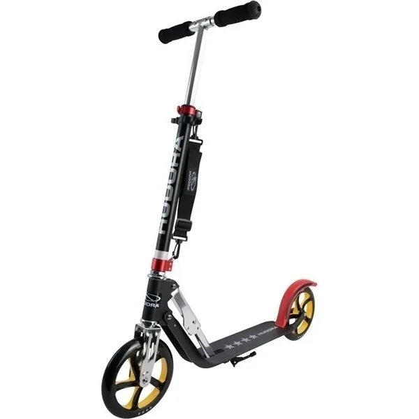 Самокат Hudora Big Wheel RX-Pro 14759, Красно-черно-желтый — главный ракурс