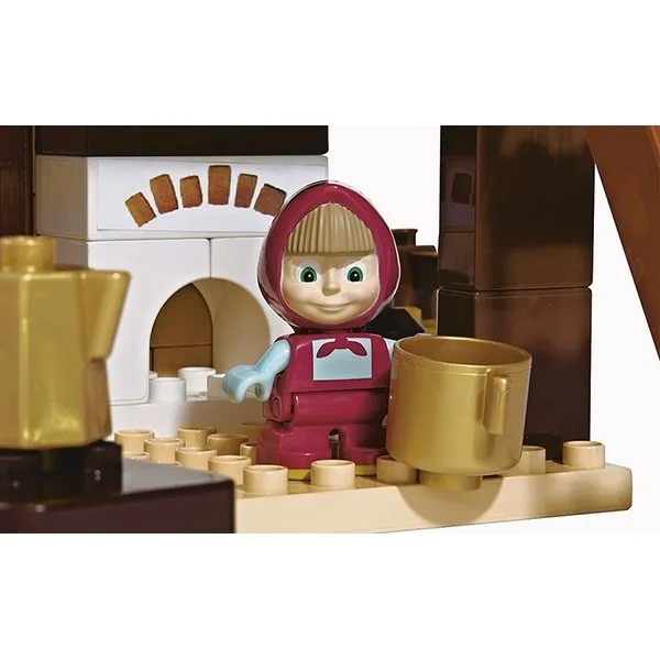 Конструктор Smoby Маша и Медведь, Дом Мишки, 163 деталей, 3/3 арт. 800057098 — фото 5