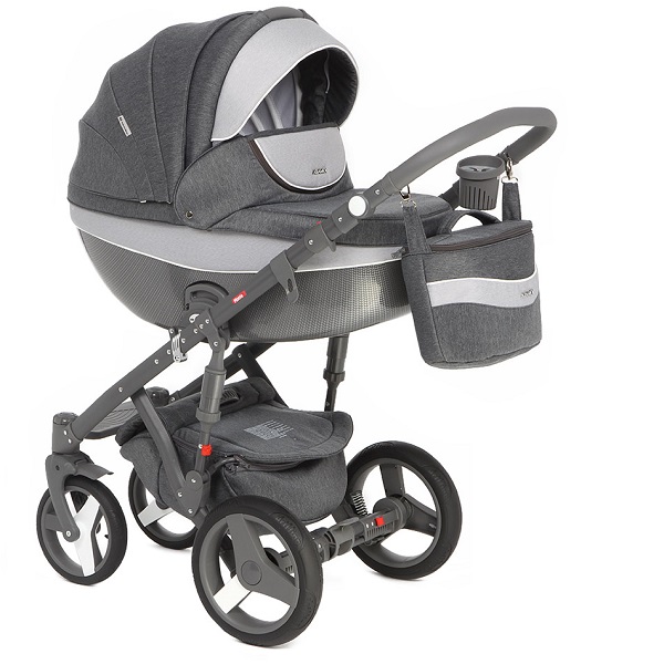 Детская коляска Adamex Monte Deluxe Carbon 3 в 1 — фото 26