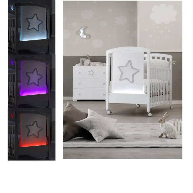 Детская кроватка Erbesi Star LED, ящик — фото 2