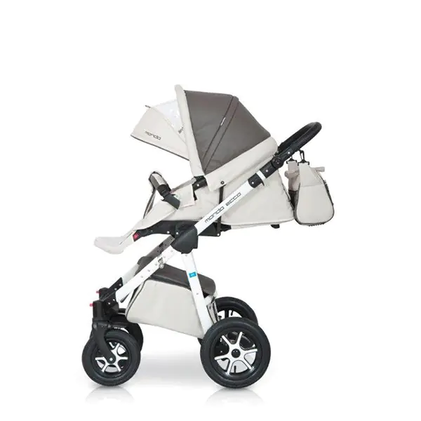 Детская коляска Expander Mondo Ecco 3 в 1, эко-кожа — фото 10