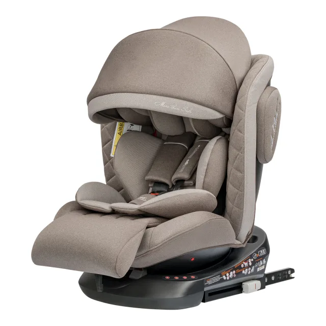 Детское автокресло Indigo Smart+ Isofix, капюшон, подножка — фото 2