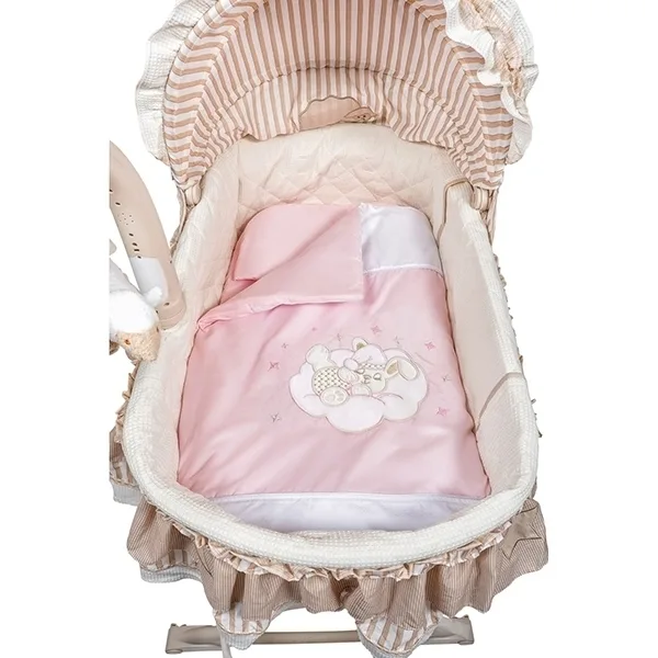 Набор постели в люльку Kids Fashion Bunny Cap, 6 предметов, Бежевый — главный ракурс