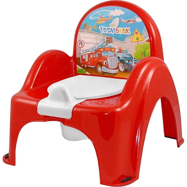 Детский горшок-стульчик Tega Baby Машинки Cars, Blue - Синий — главный ракурс