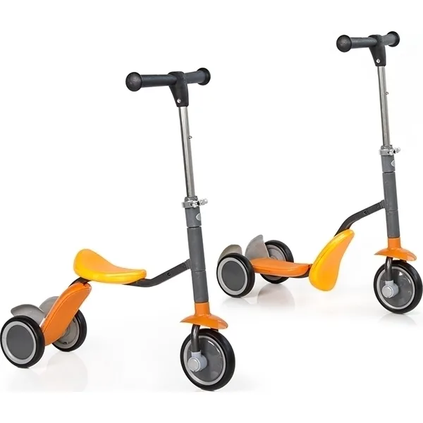 Детский трехколесный самокат-беговел VipLex ST-82013А, Green — главный ракурс