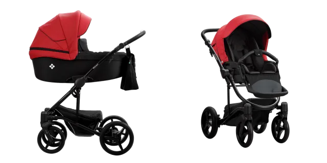 Детская коляска Bebetto Torino 2019 2 в 1, эко-кожа + ткань — фото 33