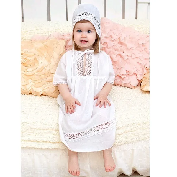 Крестильный набор для девочки Makkaroni Kids Елена, 3 предмета — фото 3