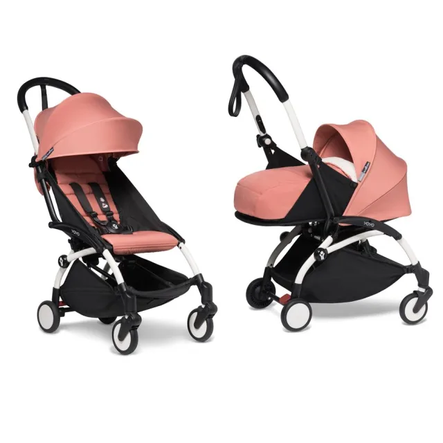 Детская коляска Babyzen Yoyo 2 Newborn Pack 2 в 1 на белой раме — фото 7