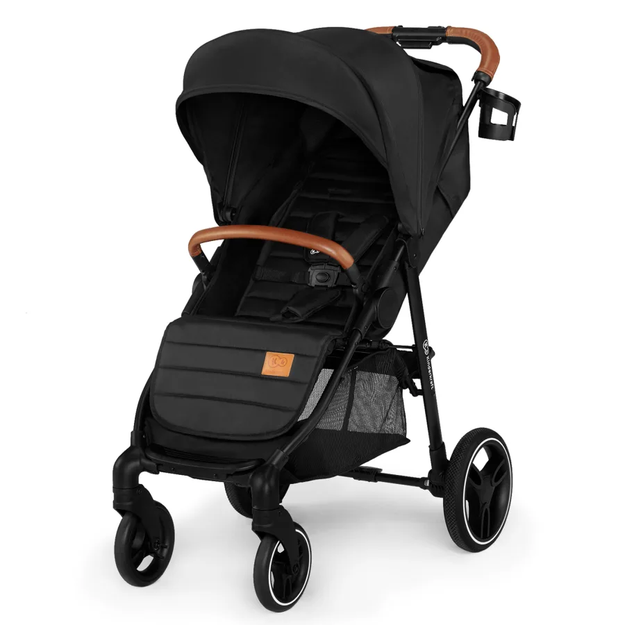 Детская прогулочная коляска Kinderkraft Grande 2020, Grey — главный ракурс