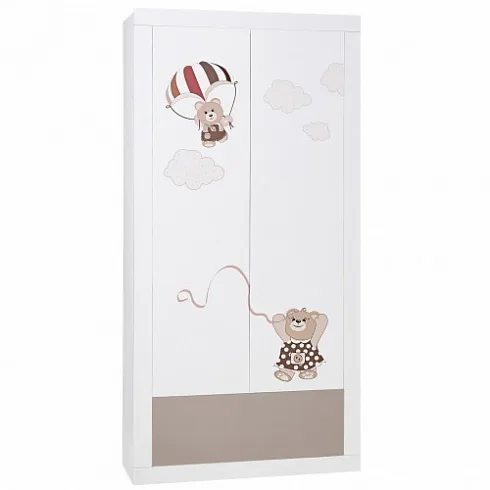 Шкаф Feretti Armadio Fabienne et Mathieu, Bianco/menta — главный ракурс