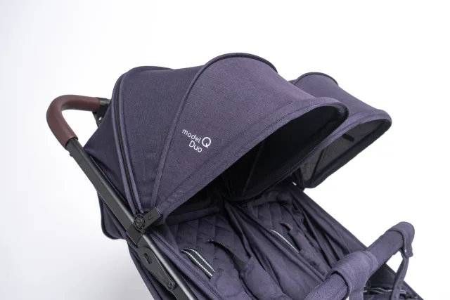 Детская прогулочная коляска для двойни Bubago Model Q Duo — фото 2