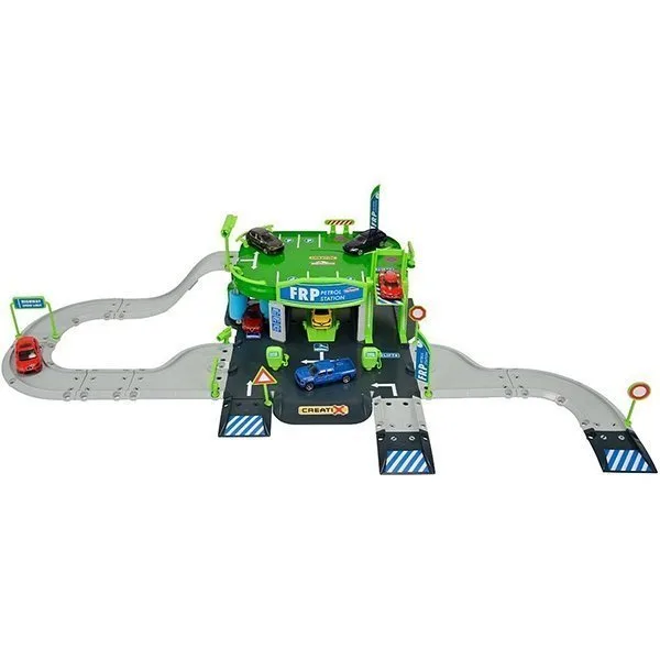 Паркинг Smoby Заправочная Станция Creatix + 1 авто Majorette арт. 2050010 — фото 2