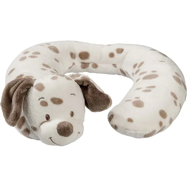 Детская подушка-подголовник Nattou Neck pillow Наттоу Нек пиллоу Max, Noa & Tom Собачка 777452 — фото 1