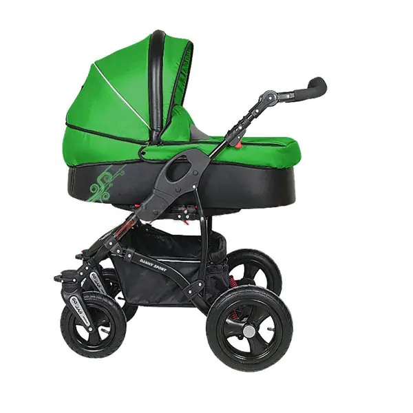 Детская коляска Danny Sport 2 в 1 Prestige из эко-кожи — главный ракурс