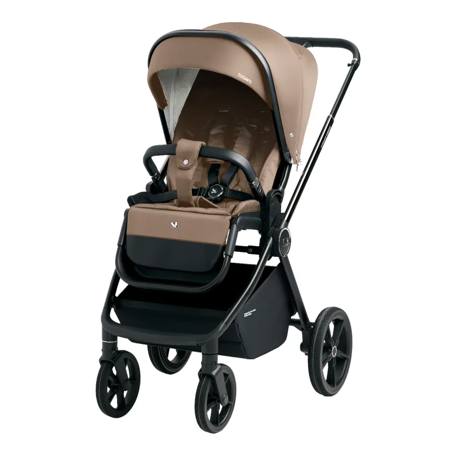 Прогулочная коляска Sweet Baby Elegante Chrome, Black — главный ракурс