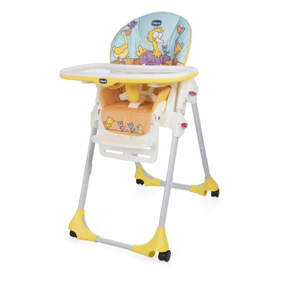 Стульчик для кормления Chicco Polly Easy, Happy Jungle — главный ракурс