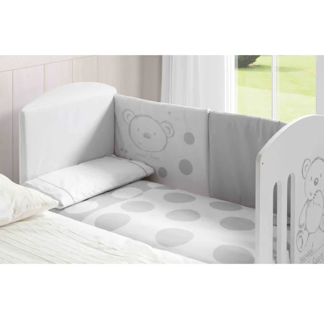 Детская кроватка Micuna Sweet Bear Basic с матрасом Sleepy — фото 4