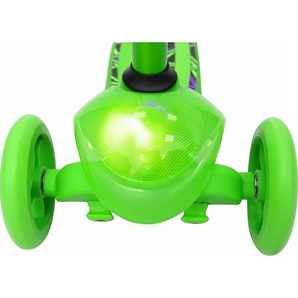 Трехколесный самокат Y-Scoo RT Trio Diamond 120 Kaleidoscope со светящейся платформой — фото 16