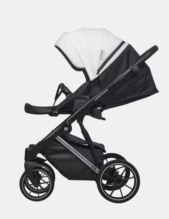 Детская коляска Riko Basic Montana Premium Silver 2 в 1 — фото 9