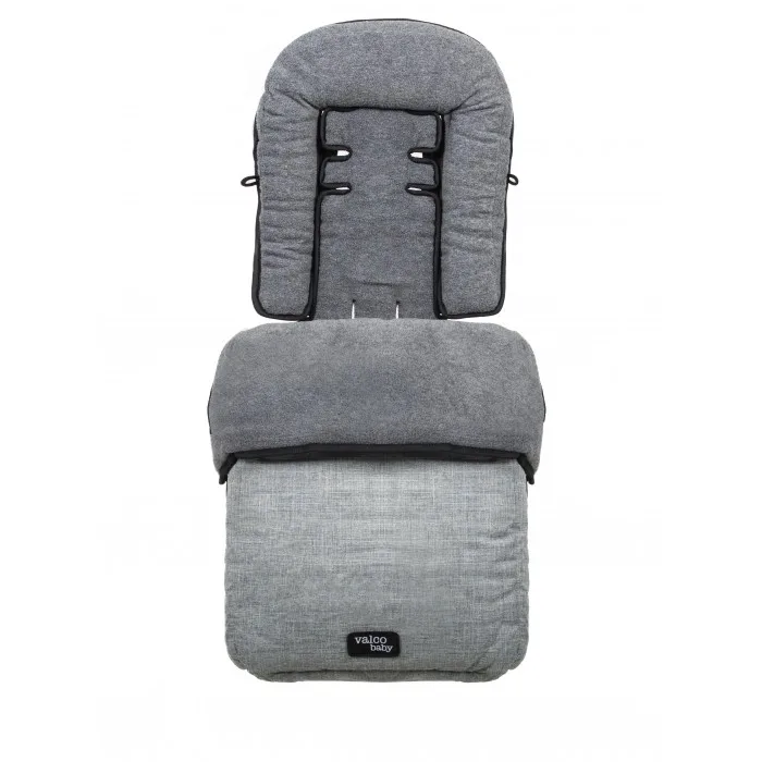 Демисезонный конверт в коляску Valco Baby Snug, Grey Marle — главный ракурс