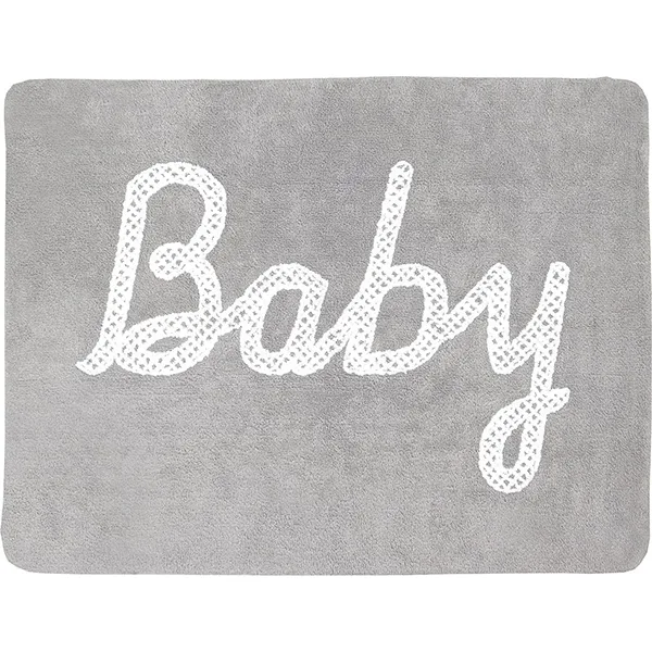 Ковер в детскую Lorena Canals с надписью Baby, розовый C-BABY-P — главный ракурс