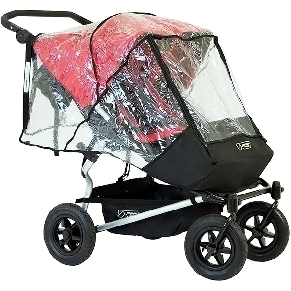 Дождевик Mountain Buggy Duet, прозрачный — главный ракурс