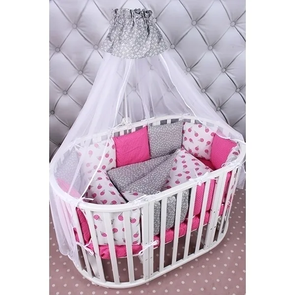 Универсальный комплект постели в кроватку AmaroBaby Sweet, 19 предметов — фото 4