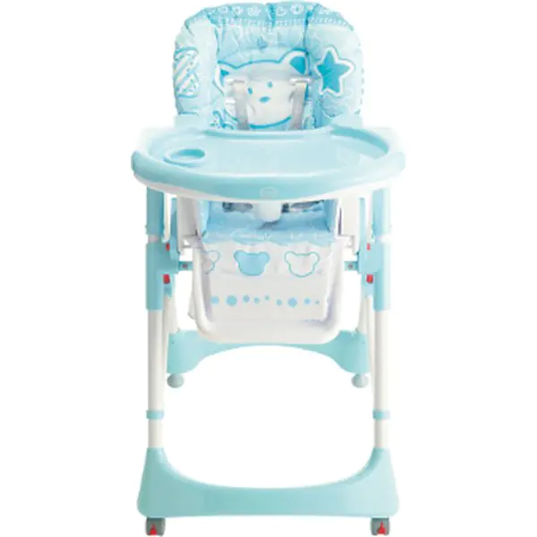 Стульчик для кормления Pali Loving bear, Light Blue — главный ракурс