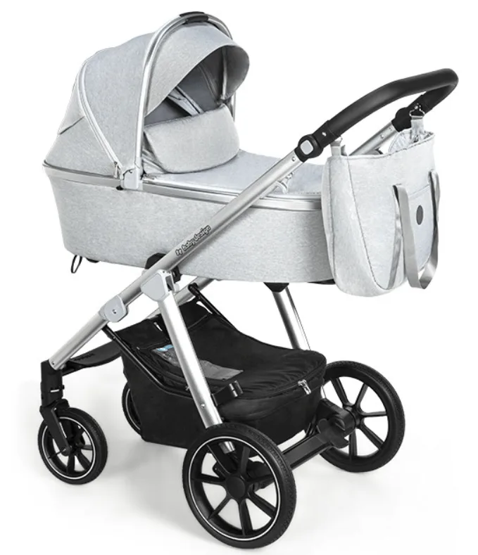 Детская коляска Baby Design Bueno 2 в 1, 27 light gray — главный ракурс