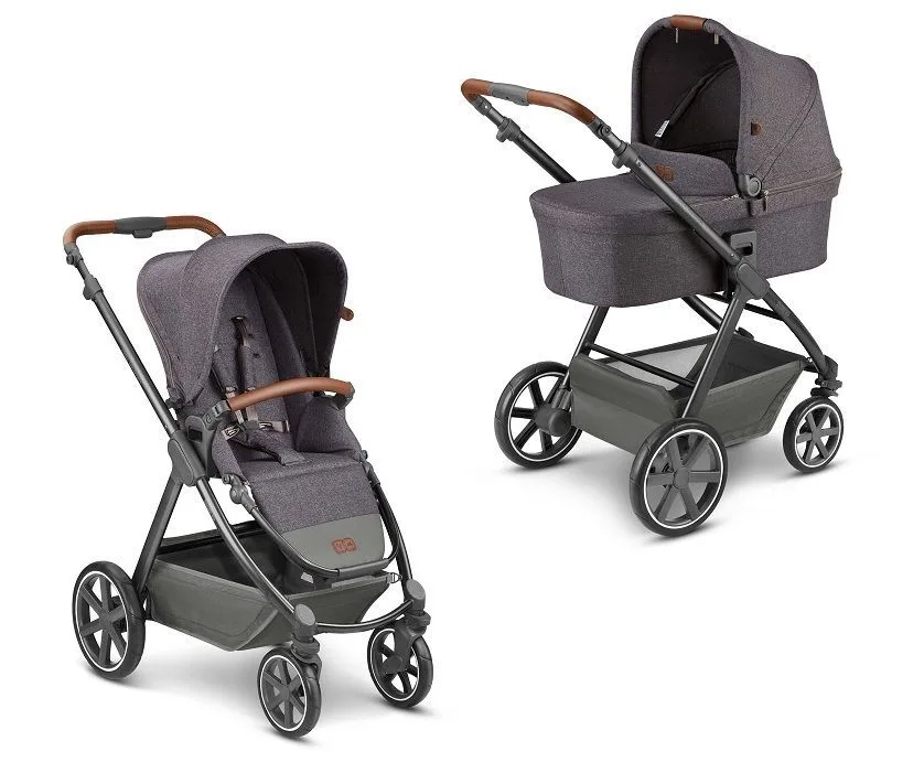 Детская коляска ABC-Design Swing 2 в 1 на черной раме, street — главный ракурс