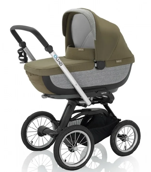 Детская коляска-люлька Inglesina Quad на шасси Quad XT Black — главный ракурс