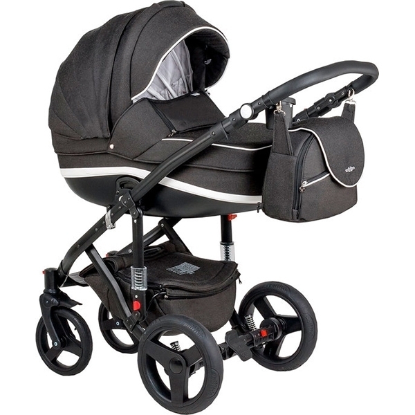 Детская коляска BeBe-Mobile Movo R 2 в 1, ткань+эко-кожа — фото 22