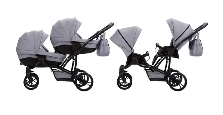Детская коляска для двойни Bebetto42 Comfort Pro 2 в 1 — главный ракурс