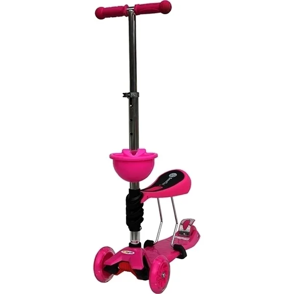 Трехколесный самокат-толокар Babyhit Scooterok Tolocar, Black — главный ракурс