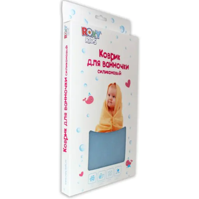 Антискользящий силиконовый коврик Roxy Kids Рокси Кидс для детской ванночки 42 х 25 см — фото 2
