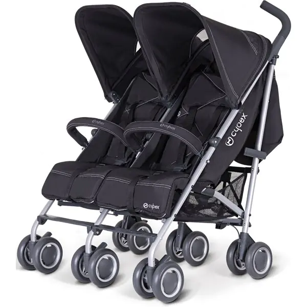 Детская коляска-трость для двойни Cybex Twinyx, с рождения, Hot n Spisy — главный ракурс