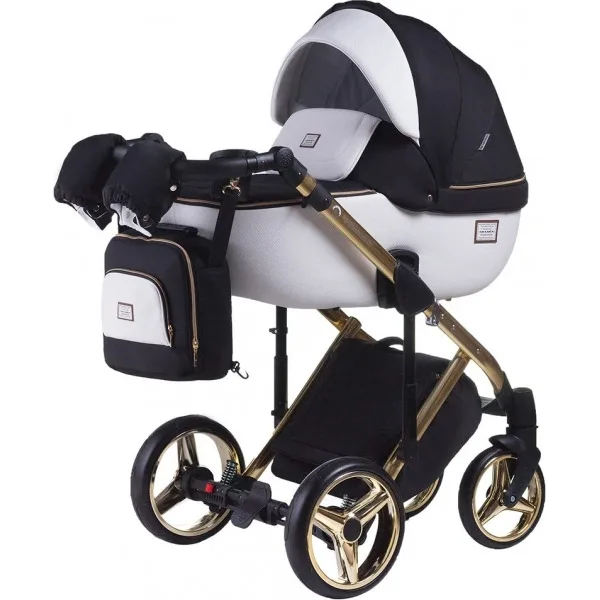 Детская коляска Adamex Luciano Polar Gold 2 в 1, Вариант 1 — главный ракурс