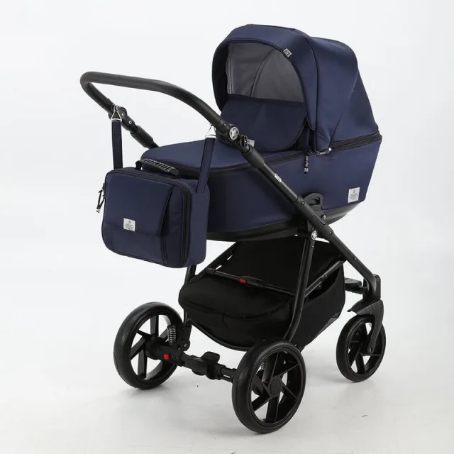 Детская коляска BeBe-Mobile Gusto 3 в 1, ткань+экокожа — фото 11
