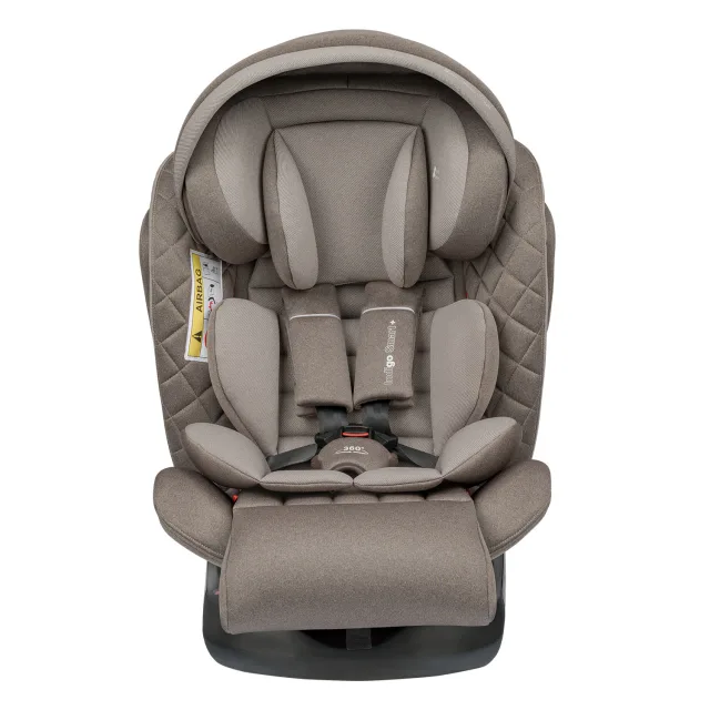 Детское автокресло Indigo Smart+ Isofix, капюшон, подножка — фото 5