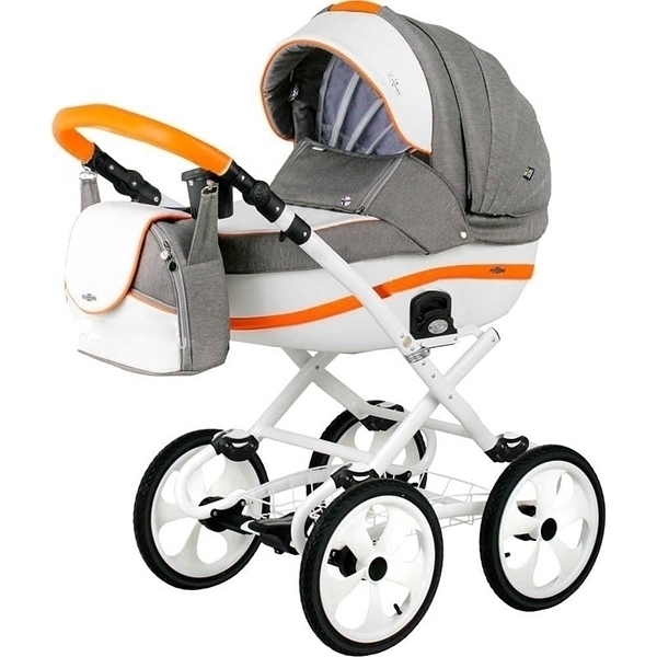 Детская коляска BeBe-Mobile Ines R 3 в 1, ткань+эко-кожа — фото 9