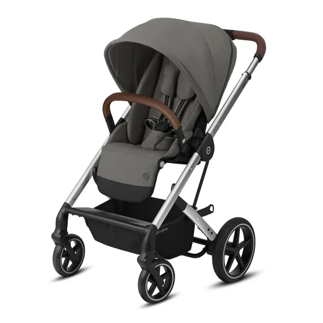 Детская прогулочная коляска Cybex Balios S Lux на серебряной раме — фото 16
