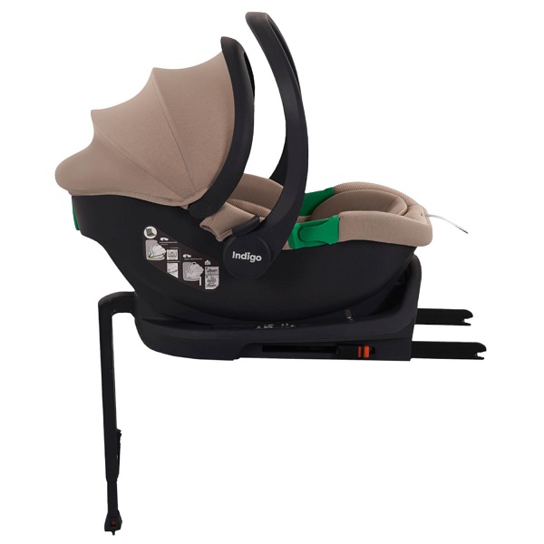 Детское автокресло Indigo Minky i-Size с базой Isofix — фото 3