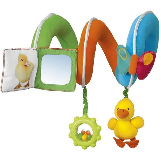Игрушка-подвеска Chicco Чико Утёнок для прогулочной коляски — фото 1
