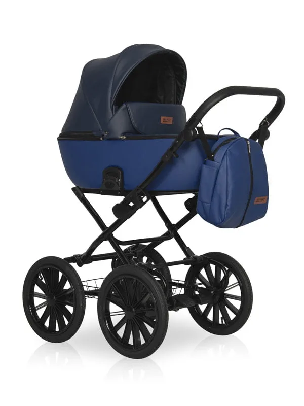 Детская коляска Riko Basic Ozon Prestige 2 в 1, 01 Синий — главный ракурс