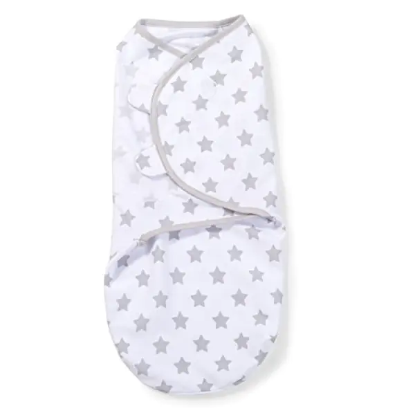 Конверт для пеленания из хлопкаSummer Infant SwaddleMe Звезды 55896 на липучке, размер S / M — фото 1