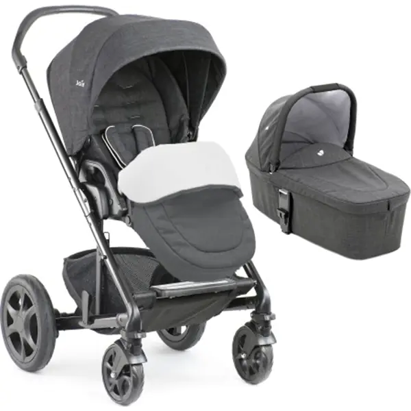 Детская коляска Joie Chrome DLX with Carry Cot Pavement Stroller 2 в 1 — главный ракурс